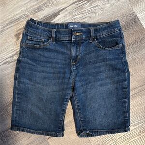 Old Navy Dark Blue Denim Shorts
